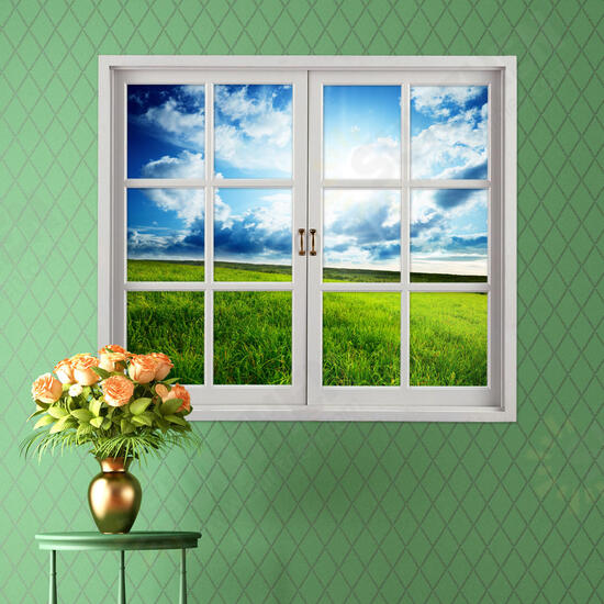 Grassland 3D Artificial Window View Blue Sky 3D Wall Decals Room PAG Stickers Home Wall Decor Gift Grassland 3D Artificial Window View Blue Sky 3D Wall Decals Room PAG Stickers Home Wall Decor Gift