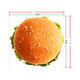 Hamburger Mouse Pad Sticker Mouse Mat Decals PAG Waterproof Removable Stickers Home Decor Gift