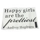 Happy Girls Are The Prettiest PVC Word Quote Wallpaper EWQ0087