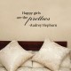 Happy Girls Are The Prettiest PVC Word Quote Wallpaper EWQ0087