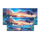 Home Decor Canvas Print Paintings Wall Art Modern Sunset Scenery Beach Tree Gift