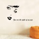Creative Black Beauty Home Decal Wall Sticker Removable 3D DIY Wallpaper for Room Wall Decor