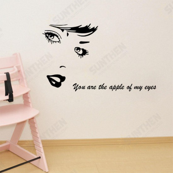 Creative Black Beauty Home Decal Wall Sticker Removable 3D DIY Wallpaper for Room Wall Decor Creative Black Beauty Home Decal Wall Sticker Removable 3D DIY Wallpaper for Room Wall Decor