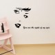 Creative Black Beauty Home Decal Wall Sticker Removable 3D DIY Wallpaper for Room Wall Decor