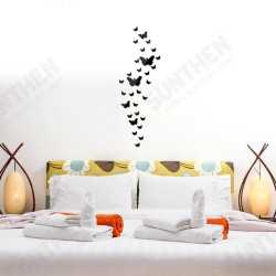 DX-Y5 30PCS Butterfly Combination 3D Mirror Wall Stickers Home Decor DIY Room Decoration DX-Y5 30PCS Butterfly Combination 3D Mirror Wall Stickers Home Decor DIY Room Decoration