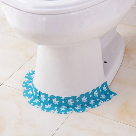 TS-74 Creative Cartoon Toilet Base Sticker Waterproof Anti-fouling Animals Colorful Stickers