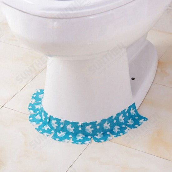 TS-74 Creative Cartoon Toilet Base Sticker Waterproof Anti-fouling Animals Colorful Stickers