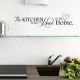 Kitchen Letters Love Wall Sticker Living Room Home Decoration Creative Decal DIY Mural Wall Art
