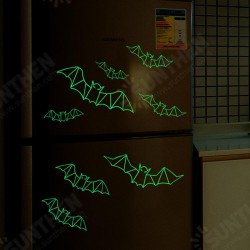 Luminous Three-dimensional Plastic Bat Halloween Wall Sticker Bar Haunted House Decoration Luminous Three-dimensional Plastic Bat Halloween Wall Sticker Bar Haunted House Decoration