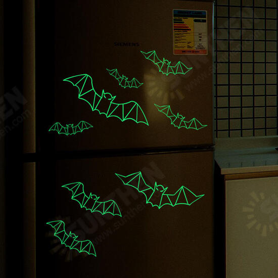 Luminous Three-dimensional Plastic Bat Halloween Wall Sticker Bar Haunted House Decoration Luminous Three-dimensional Plastic Bat Halloween Wall Sticker Bar Haunted House Decoration