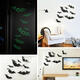 Luminous Three-dimensional Plastic Bat Halloween Wall Sticker Bar Haunted House Decoration Luminous Three-dimensional Plastic Bat Halloween Wall Sticker Bar Haunted House Decoration