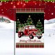 Merry Christmas Decorations Red Truck With Gifts Double Sided Winter Garden Flag