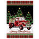 Merry Christmas Decorations Red Truck With Gifts Double Sided Winter Garden Flag