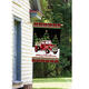 Merry Christmas Decorations Red Truck With Gifts Double Sided Winter Garden Flag