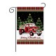 Merry Christmas Decorations Red Truck With Gifts Double Sided Winter Garden Flag