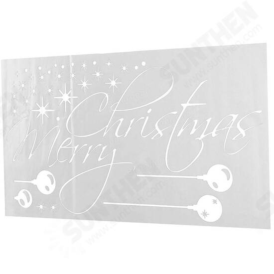 Merry Christmas Snowflake Window Wall Sticker Wall Window Decoration