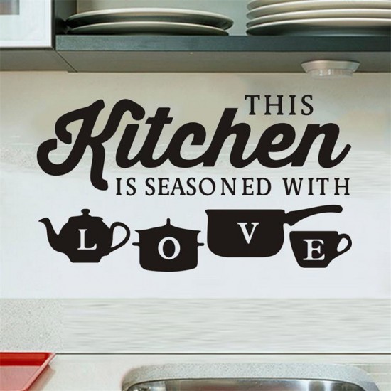 3D Creative PVC Wall Stickers Home Decor Mural Art Removable Special Kitchen Decor Sticker