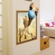 Creative 3D Desert Camel Frame PVC Removable Home Room Decorative Wall Door Decor Sticker