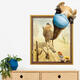 Creative 3D Desert Camel Frame PVC Removable Home Room Decorative Wall Door Decor Sticker