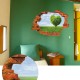 Creative 3D Love Tree Scenery Broken Wall Removable Home Room Decorative Wall Decor Sticker