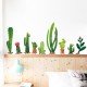 Creative Cartoon Cactus PVC Removable Home Room Decorative Wall Door Decor Sticker