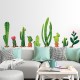 Creative Cartoon Cactus PVC Removable Home Room Decorative Wall Door Decor Sticker