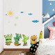 FX64044 Children's Room And Kindergarten Decorative Wall Sticker Cartoon Stickers DIY Stickers