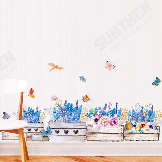 FX64046 Flower Wall Sticker Children's Room And Kindergarten Decorative Wall Sticker DIY Sticker