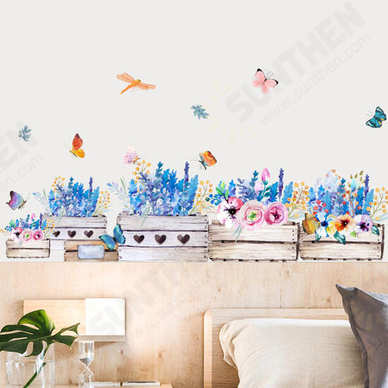 FX64046 Flower Wall Sticker Children's Room And Kindergarten Decorative Wall Sticker DIY Sticker