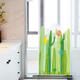 FX82031 2PCS Cactus And Balloon Painting Sticker Glass Door Stickers Wall Stickers Home Decoration Sticker