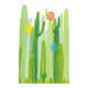 FX82031 2PCS Cactus And Balloon Painting Sticker Glass Door Stickers Wall Stickers Home Decoration Sticker