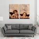 Hand Painted Combination Decorative Paintings Angel Been Thinking Wall Art For Home Decoration Hand Painted Combination Decorative Paintings Angel Been Thinking Wall Art For Home Decoration