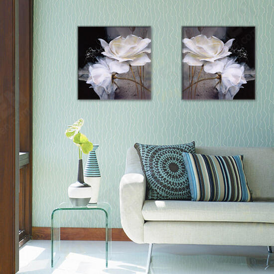 Hand Painted Combination Decorative Paintings Petals Painting Wall Art For Home Decoration