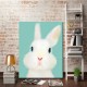 Hand Painted Oil Paintings Cartoon Rabbit Paintings Wall Art For Home Decoration