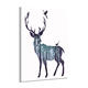 Hand Painted Oil Paintings Simple Style-A Side Face Deer Wall Art For Home Decoration Painting