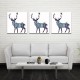 Hand Painted Oil Paintings Simple Style-A Side Face Deer Wall Art For Home Decoration Painting