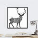 Hand Painted Oil Paintings Simple Style-C Side Face Deer Wall Art For Home Decoration Paintings Hand Painted Oil Paintings Simple Style-C Side Face Deer Wall Art For Home Decoration Paintings