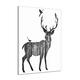 Hand Painted Oil Paintings Simple Style-C Side Face Deer Wall Art For Home Decoration Paintings Hand Painted Oil Paintings Simple Style-C Side Face Deer Wall Art For Home Decoration Paintings