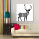 Hand Painted Oil Paintings Simple Style-C Side Face Deer Wall Art For Home Decoration Paintings Hand Painted Oil Paintings Simple Style-C Side Face Deer Wall Art For Home Decoration Paintings