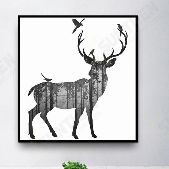 Hand Painted Oil Paintings Simple Style-C Side Face Deer Wall Art For Home Decoration Paintings Hand Painted Oil Paintings Simple Style-C Side Face Deer Wall Art For Home Decoration Paintings
