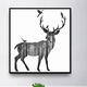 Hand Painted Oil Paintings Simple Style-C Side Face Deer Wall Art For Home Decoration Paintings Hand Painted Oil Paintings Simple Style-C Side Face Deer Wall Art For Home Decoration Paintings
