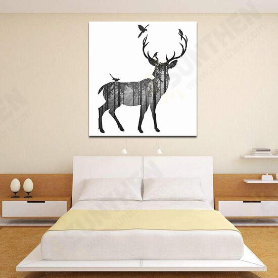 Hand Painted Oil Paintings Simple Style-C Side Face Deer Wall Art For Home Decoration Paintings Hand Painted Oil Paintings Simple Style-C Side Face Deer Wall Art For Home Decoration Paintings