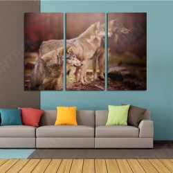 Hand Painted Three Combination Decorative Paintings Three Dogs Wall Art For Home Decoration Hand Painted Three Combination Decorative Paintings Three Dogs Wall Art For Home Decoration