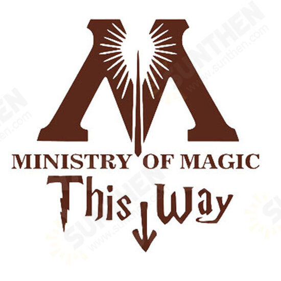 Ministry Of Magic Bathroom Wall sticker Home Decor Toilet Decal DIY Rest Room Wall Decals Ministry Of Magic Bathroom Wall sticker Home Decor Toilet Decal DIY Rest Room Wall Decals