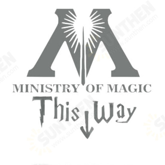 Ministry Of Magic Bathroom Wall sticker Home Decor Toilet Decal DIY Rest Room Wall Decals Ministry Of Magic Bathroom Wall sticker Home Decor Toilet Decal DIY Rest Room Wall Decals