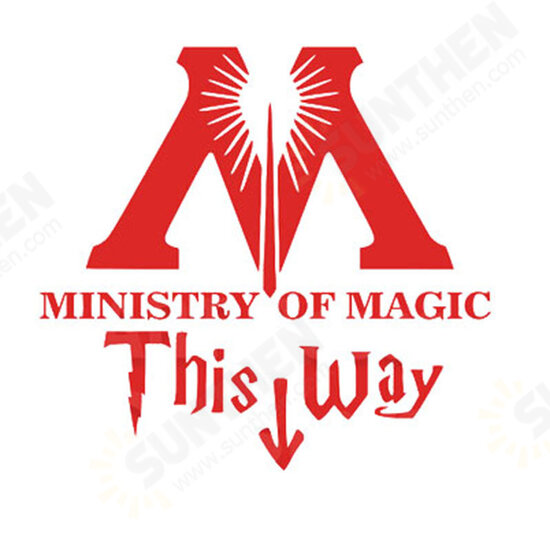 Ministry Of Magic Bathroom Wall sticker Home Decor Toilet Decal DIY Rest Room Wall Decals Ministry Of Magic Bathroom Wall sticker Home Decor Toilet Decal DIY Rest Room Wall Decals