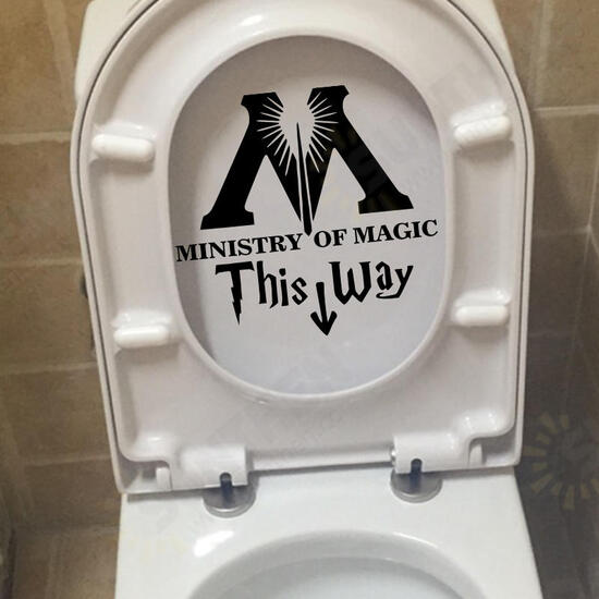 Ministry Of Magic Bathroom Wall sticker Home Decor Toilet Decal DIY Rest Room Wall Decals Ministry Of Magic Bathroom Wall sticker Home Decor Toilet Decal DIY Rest Room Wall Decals