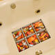 PAG 6pcs 13x13cm Golden Fish Pattern 3D Anti Slip Waterproof Bathtub Sticker PAG 6pcs 13x13cm Golden Fish Pattern 3D Anti Slip Waterproof Bathtub Sticker