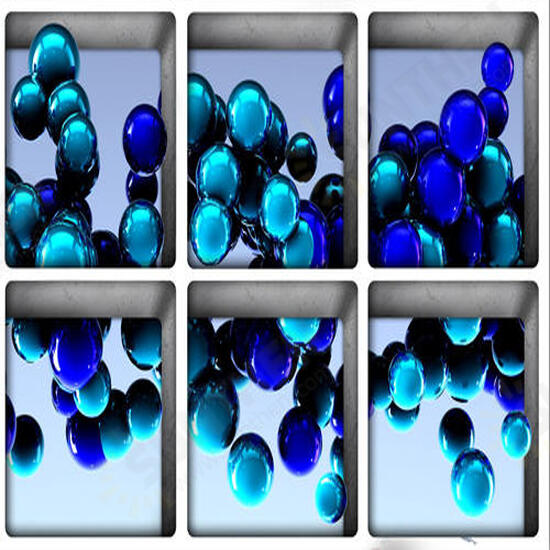 PAG 6pcs 13x13cm Water Shadow Ocean/Forest Seires Pattern 3D Non-Slip Waterproof Bathtub Mat Sticker PAG 6pcs 13x13cm Water Shadow Ocean/Forest Seires Pattern 3D Non-Slip Waterproof Bathtub Mat Sticker