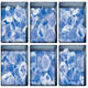 PAG 6pcs 13x13cm Water Shadow Ocean/Forest Seires Pattern 3D Non-Slip Waterproof Bathtub Mat Sticker PAG 6pcs 13x13cm Water Shadow Ocean/Forest Seires Pattern 3D Non-Slip Waterproof Bathtub Mat Sticker